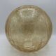 Cracked glass globe light fixture