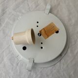 Plafonnier carré en verre