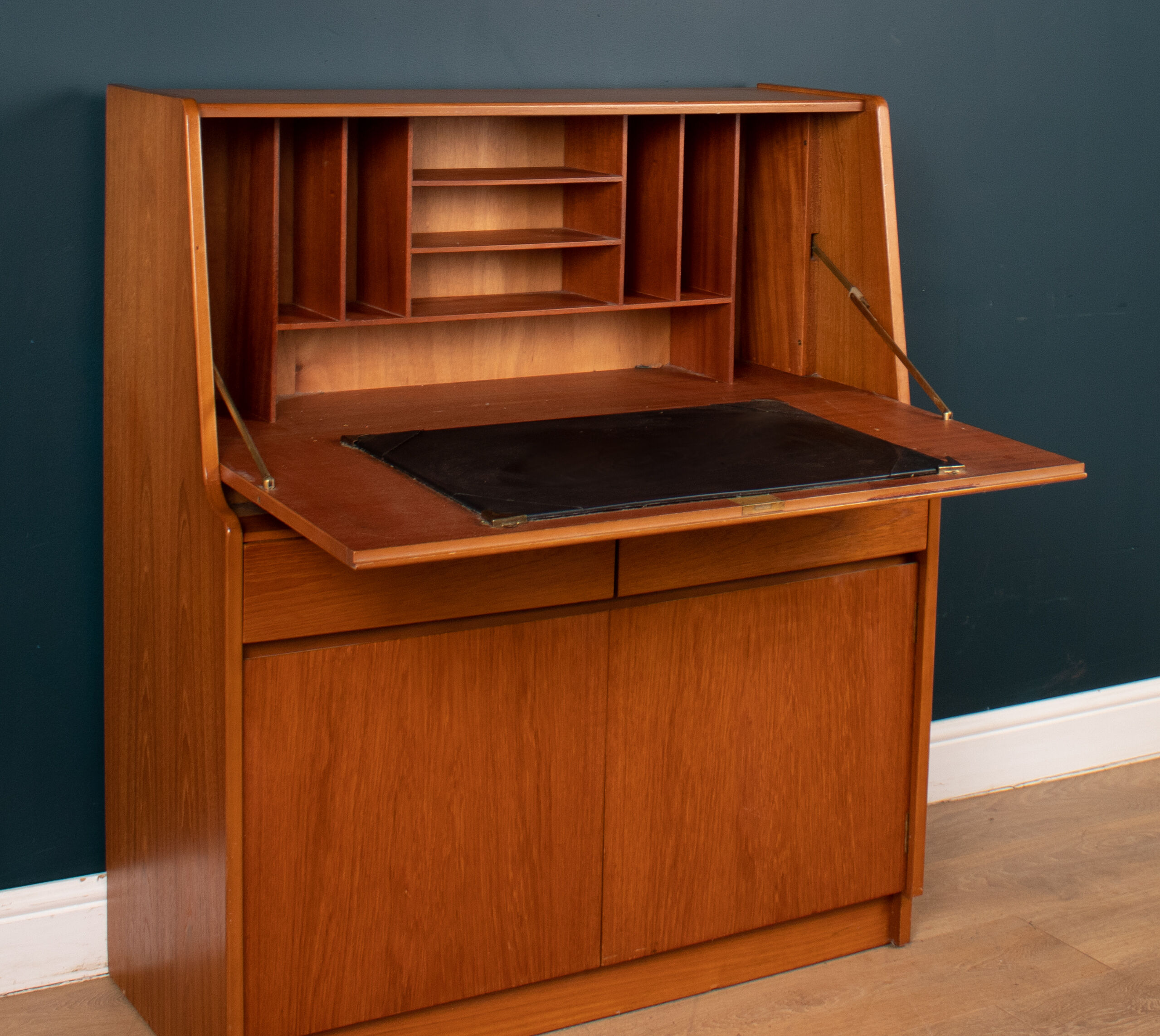 Retro Teak 1960s Mid Century Bureau Desk By Remploy