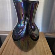 Vase Design Vintage à Cornes – Verceram Années 50/60 – Reflets Irisés