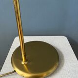 Lampe de bureau en laiton du milieu du siècle
