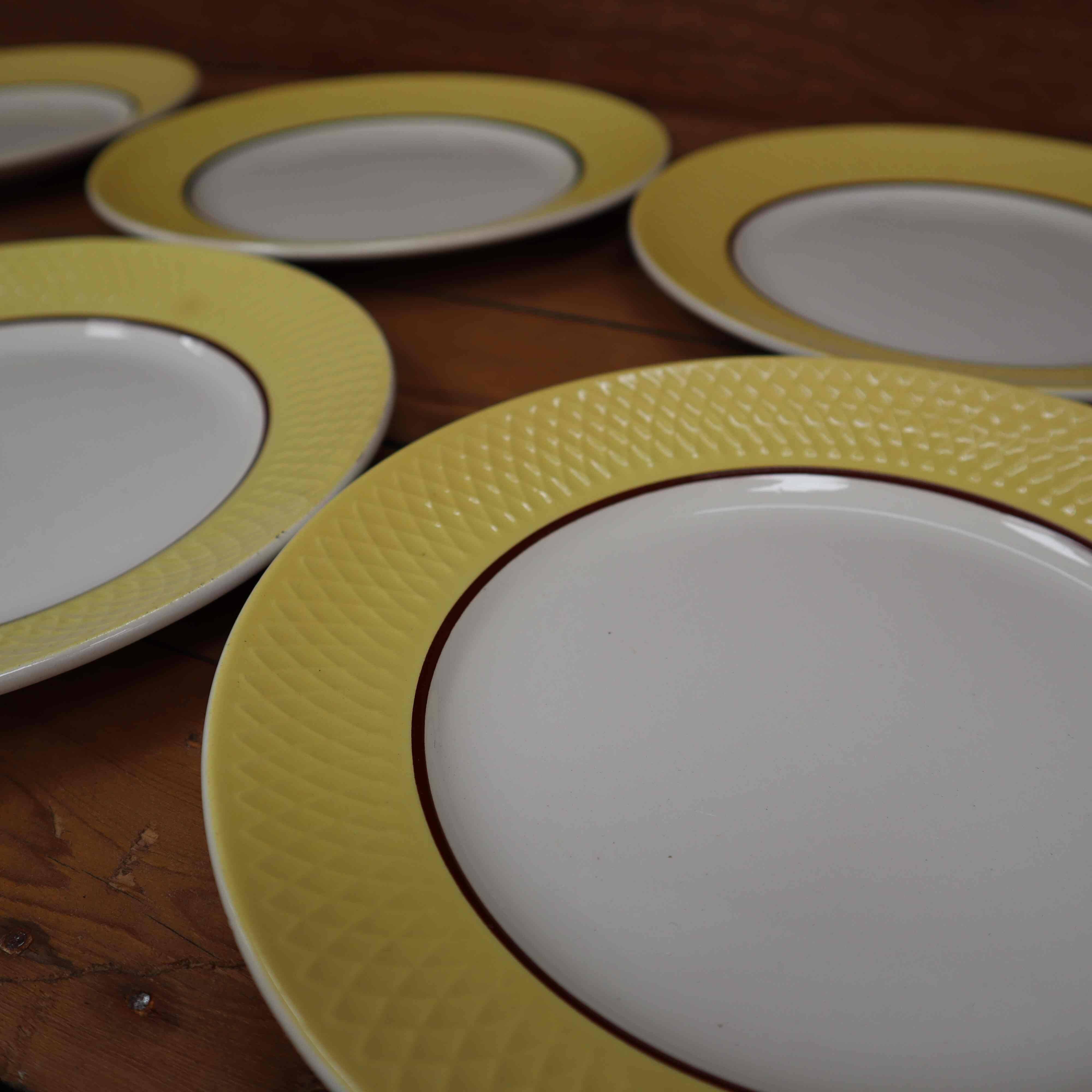 Set of 6 “Orchies Moulin des Loups” Dinner Plates