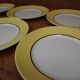 Set of 6 Flat Plates "Orchies Moulin des Loups"