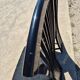 Set 4 postmodern black lacquer dining chairs 1980s