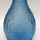 Large vase art deco scaly pattern by Sars France