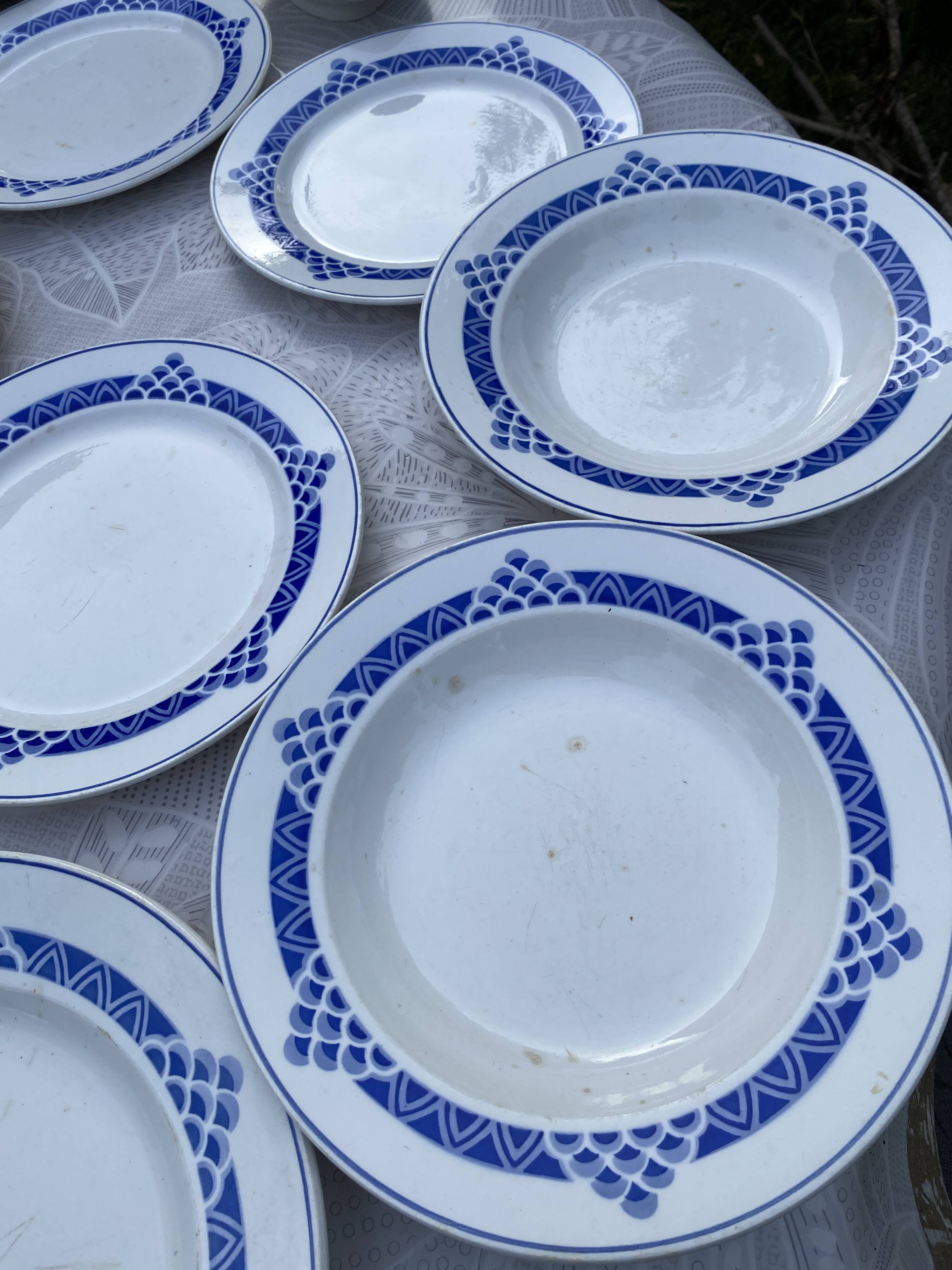 Magnifique Service de Table Vintage – Modèle "Ariège" (Digoin Sarregue