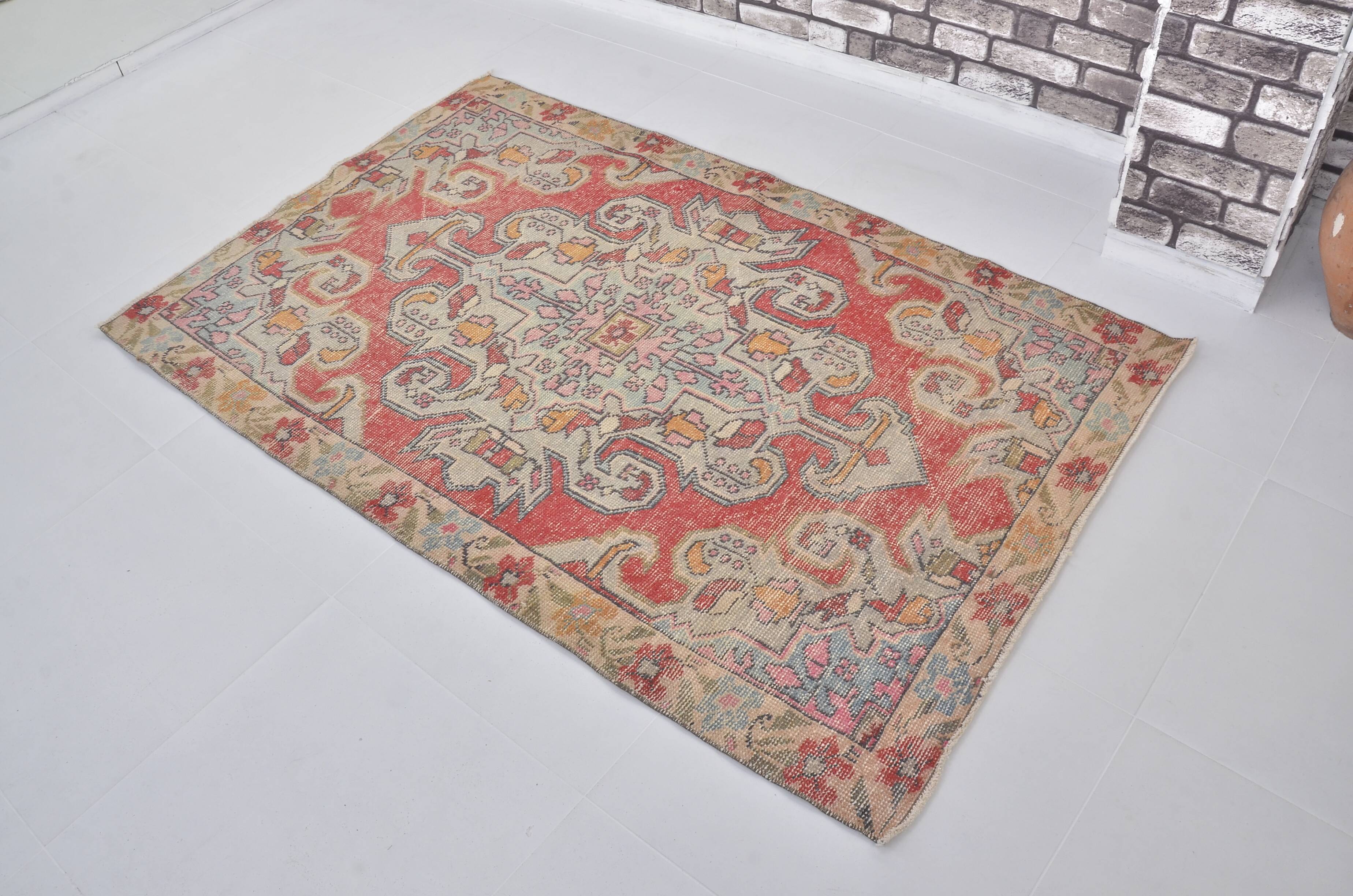 Bohemian Anatolian Turkish Wool Carpet sku 772