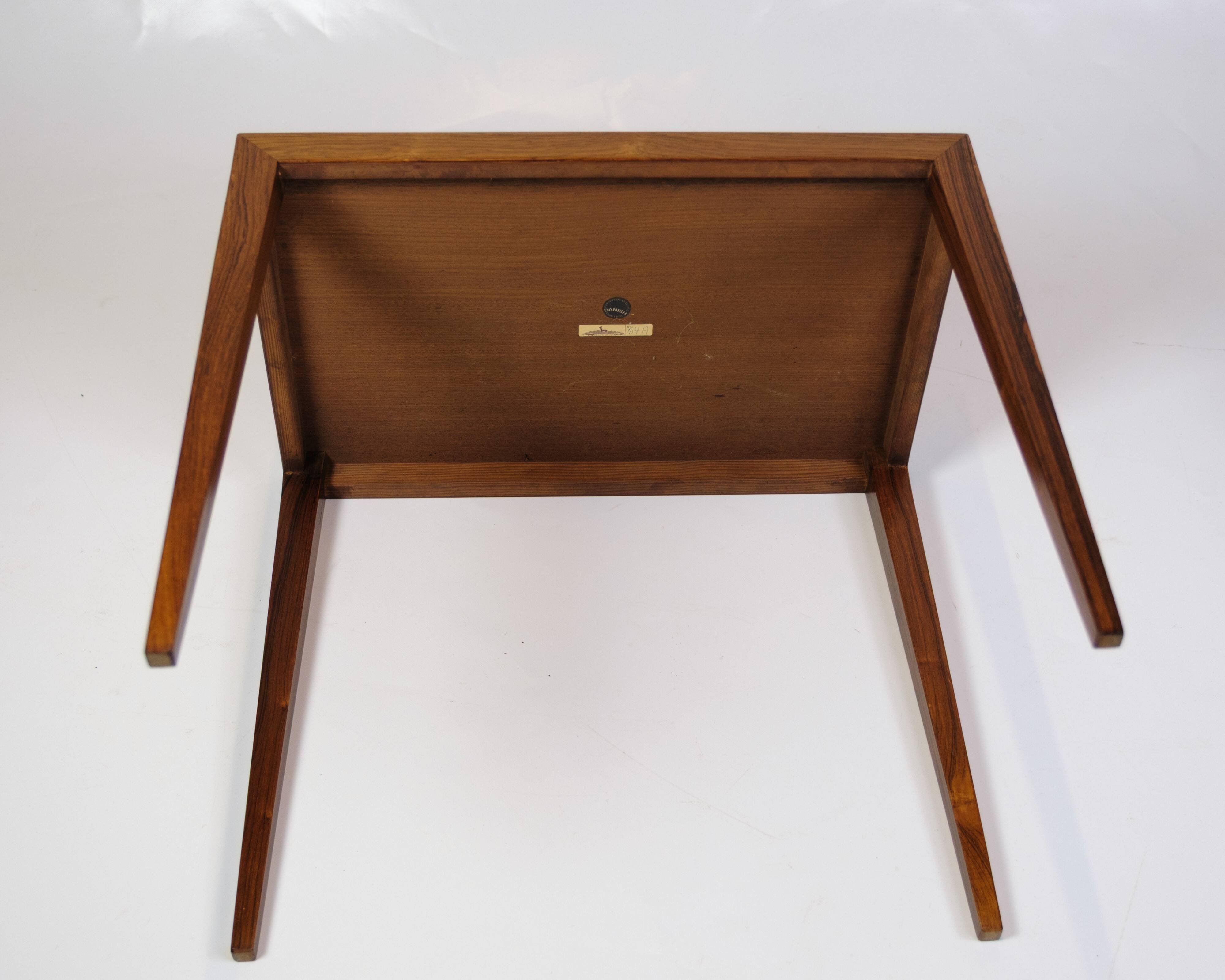 Table d'appoint modèle 31A en palissandre par Severin Hansen pour Haslev Furniture