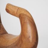 Solid wood hand chair