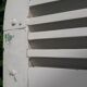 Arched shutters oak louvers H226xW277 4 leaves