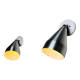 Pair Of R155 Adjustable Wall Lamps In Metallic By Raak Amsterdam, The Netherlands 1960S