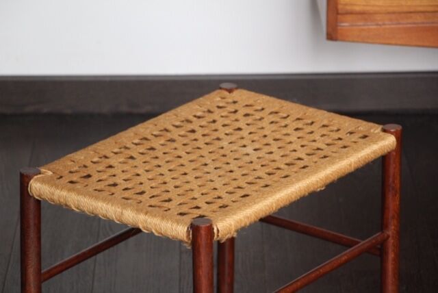 Scandinavian teak and rope 1960