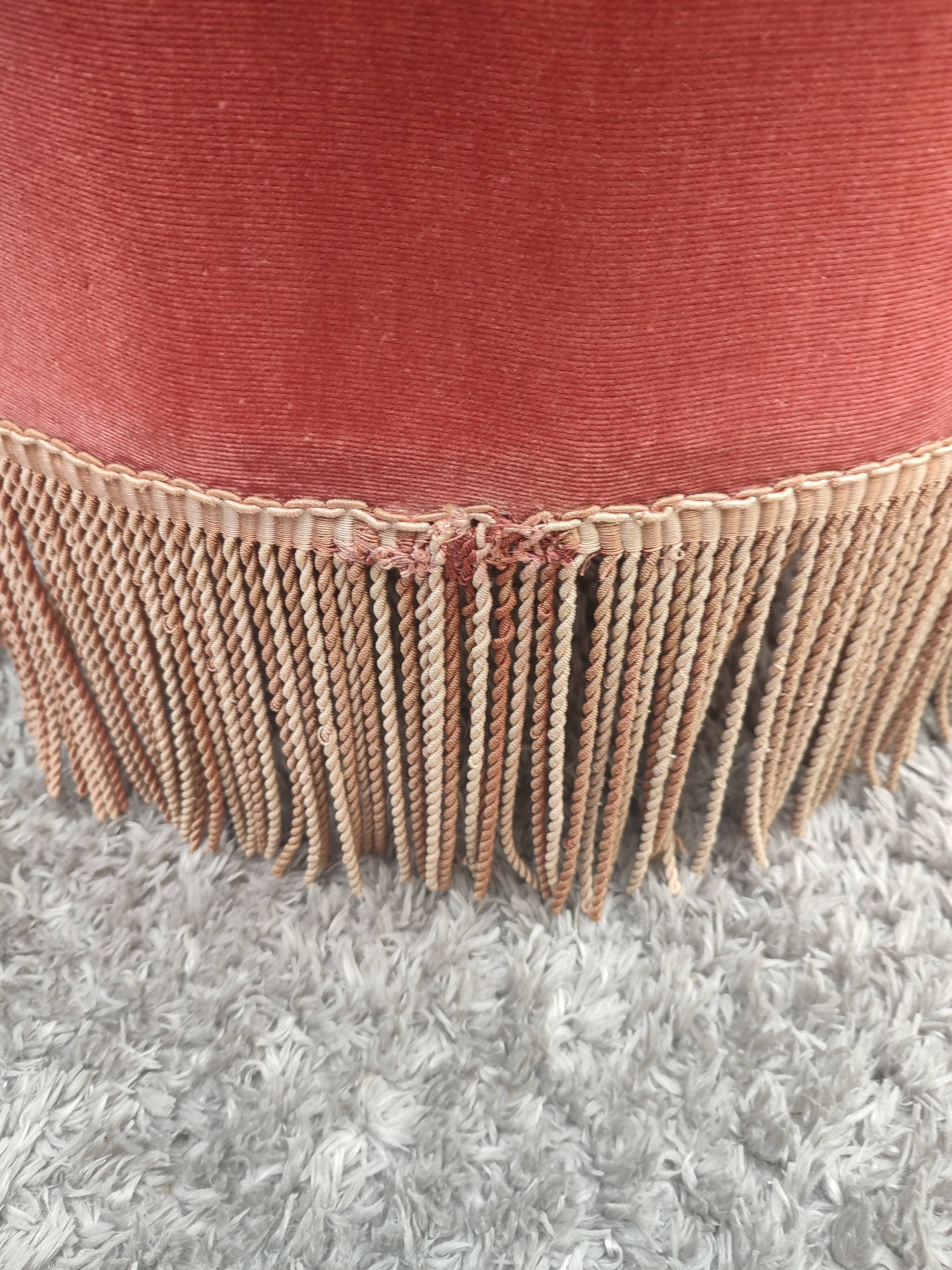 Pink velvet toad armchair