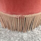 Fauteuil crapaud velours rose