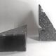 Pair of marble bookends 1970s Height 18.2 cm