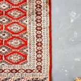Vintage Red-Orange Persian Rug 172cm x 126cm