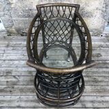 Rattan service or rolling table