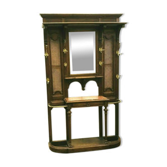 Louis XVI-style console coat rack Patères in 20th century bronze