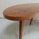 Mid Century moon-shaped coffee table