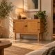 vintage sideboard | Brutalist cabinet | 1960s | Danish