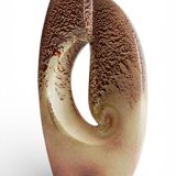 Midcentury Ceramic Vase Sculpture by Roberto Rigon for Bertoncello, Italy, 1960s