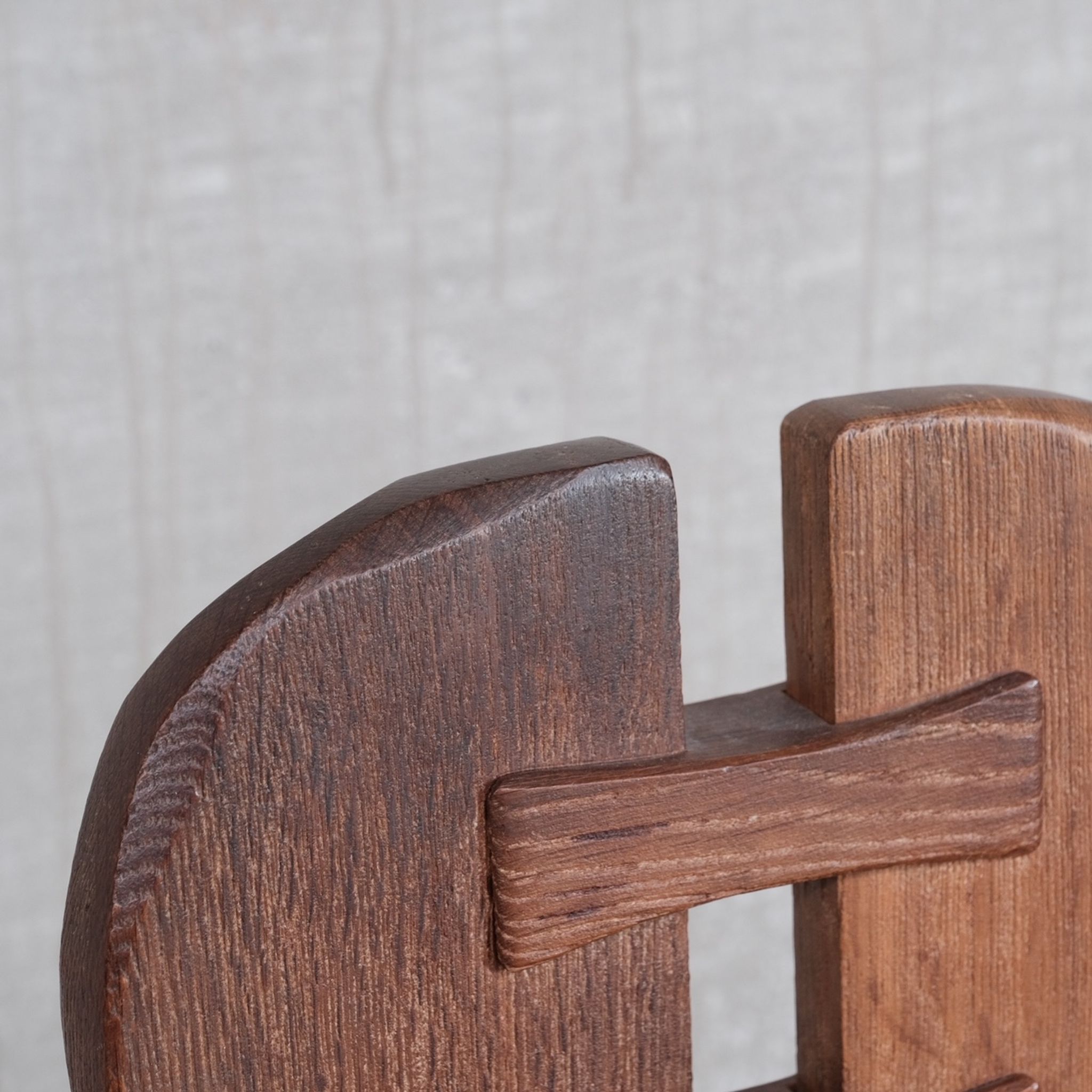 Set of Four Oak Mid-Century Dining Chairs