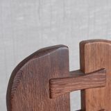 Set of Four Oak Mid-Century Dining Chairs