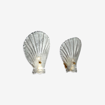 wall lamps glass shells barovier toso murano