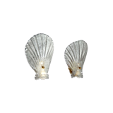 Wall lamps glass shells barovier toso murano