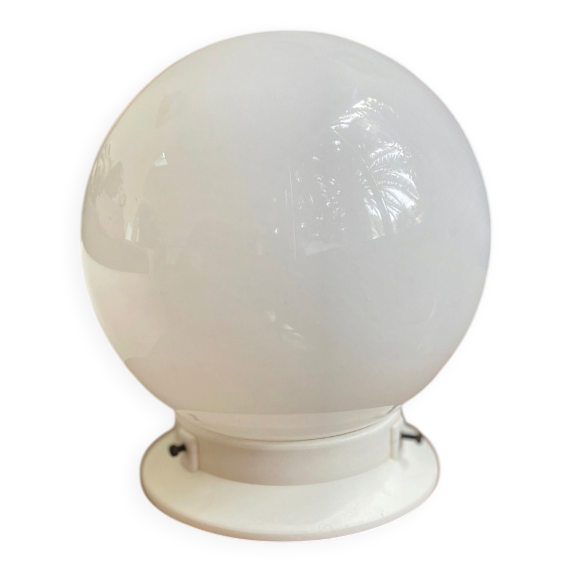 White ball wall light