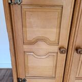 Vintage design oak buffet by Guillerme and Chambron