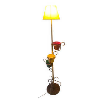 Very beautiful vintage plant stand lamp