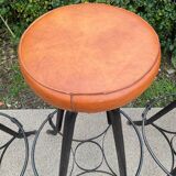Set of 4 vintage bar stools from the 60s