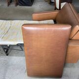 Fauteuil chauffeuse skaï 60’s