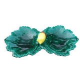 Empty cup pocket leaves and lemon in slip by Ferlay in Vallauris