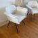 Vintage design armchair by Joseph André Motte for Steiner