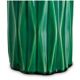 Pair of table lamps in crackled green ceramic and patinated brass finish.