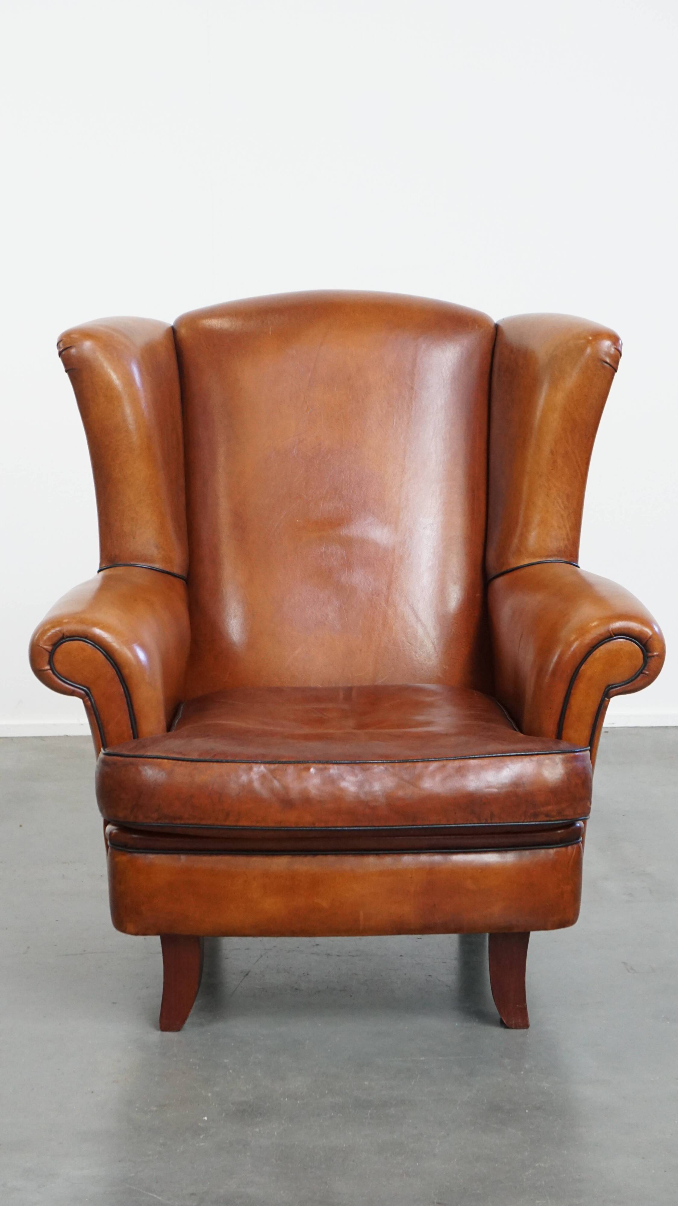 Sheepskin Wingback Chair