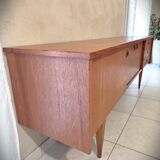 Scandinavian enfilade design in vintage teak