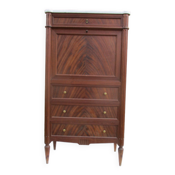 Louis XVI style mahogany secretary from the 19th century.