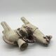 Ceramic candlestick horse, Sardinian, 1960s