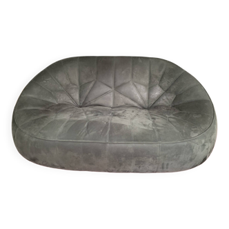 Canapé Cinna Ottoman en nubuk anthracite