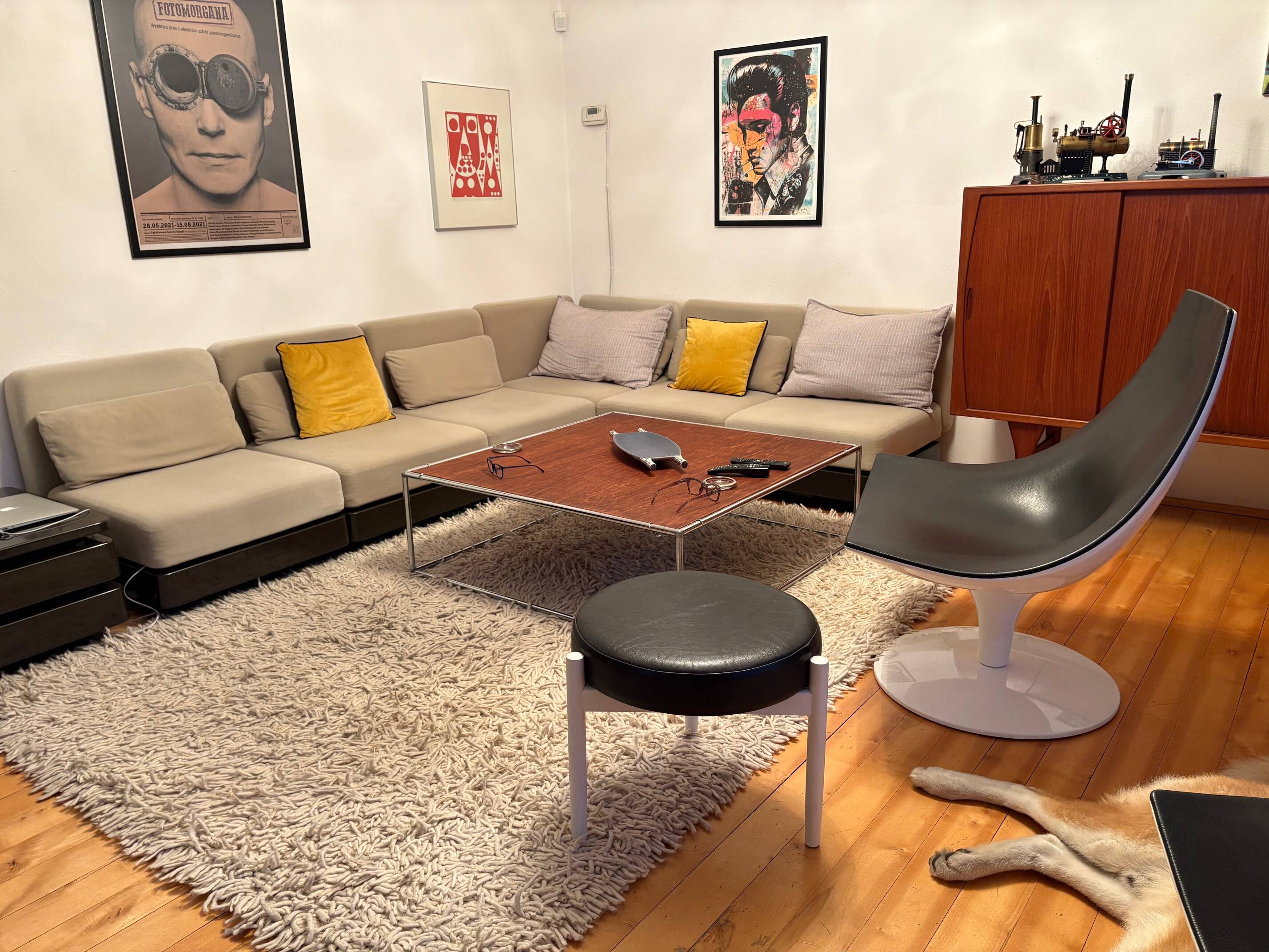 Admiral coffee table, designed by Karin Mobring, Ikea, Sweden, 1970s.