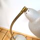 Flexible lamp alu & gold 1970