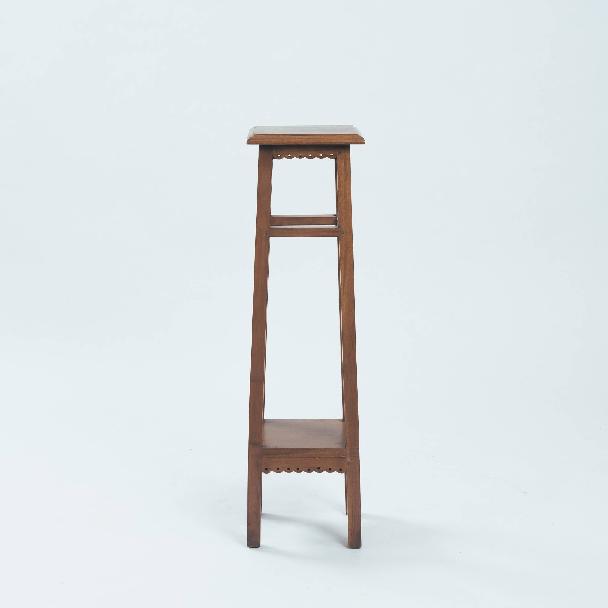 Art Deco Planter, Wooden Pedestal, Netherlands, 1920s