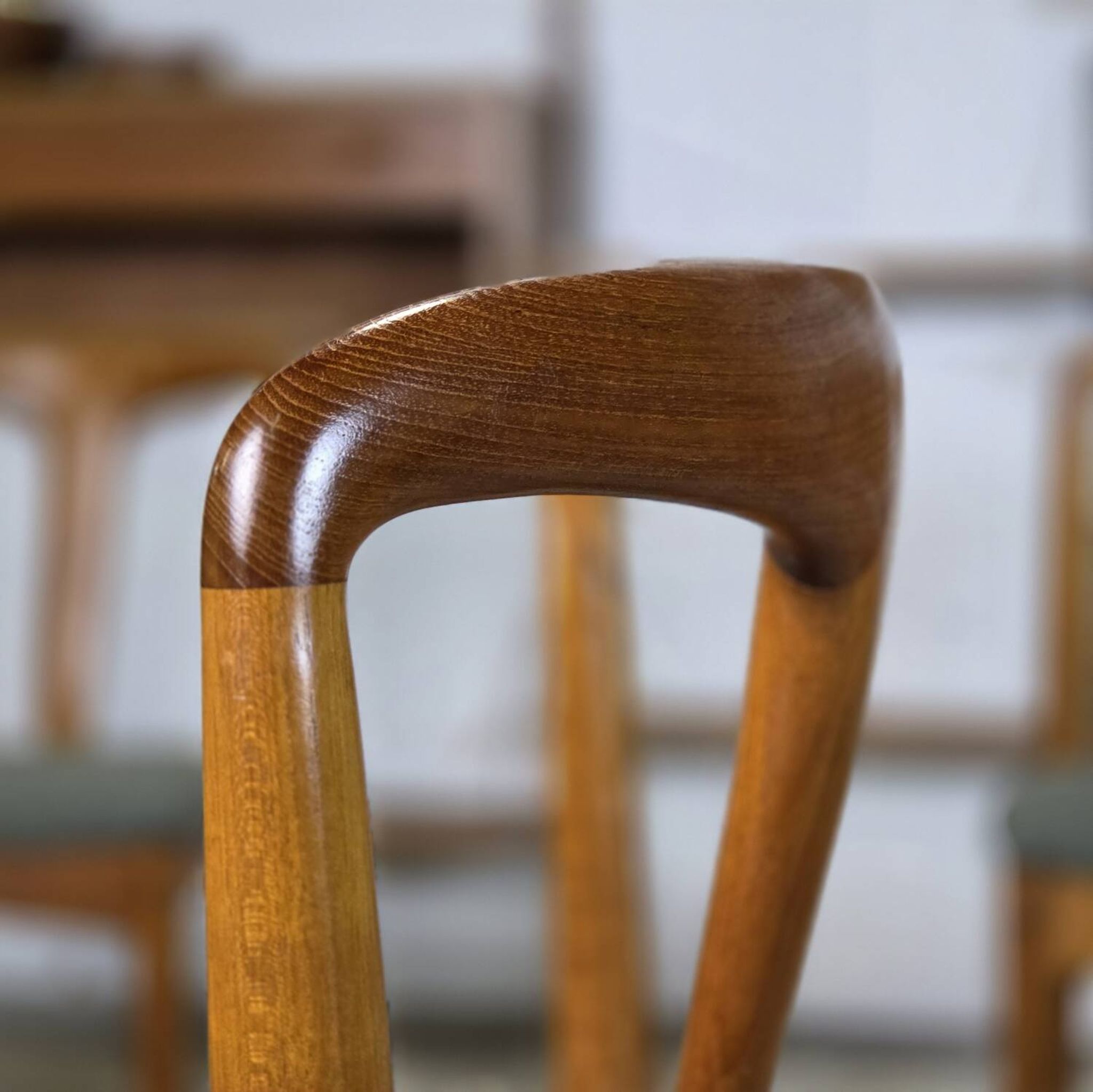 5x Johannes Andersen 'Juliane' vintage 1960s Danish chairs