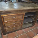 Comptoir de magasin ou de commerce en chêne