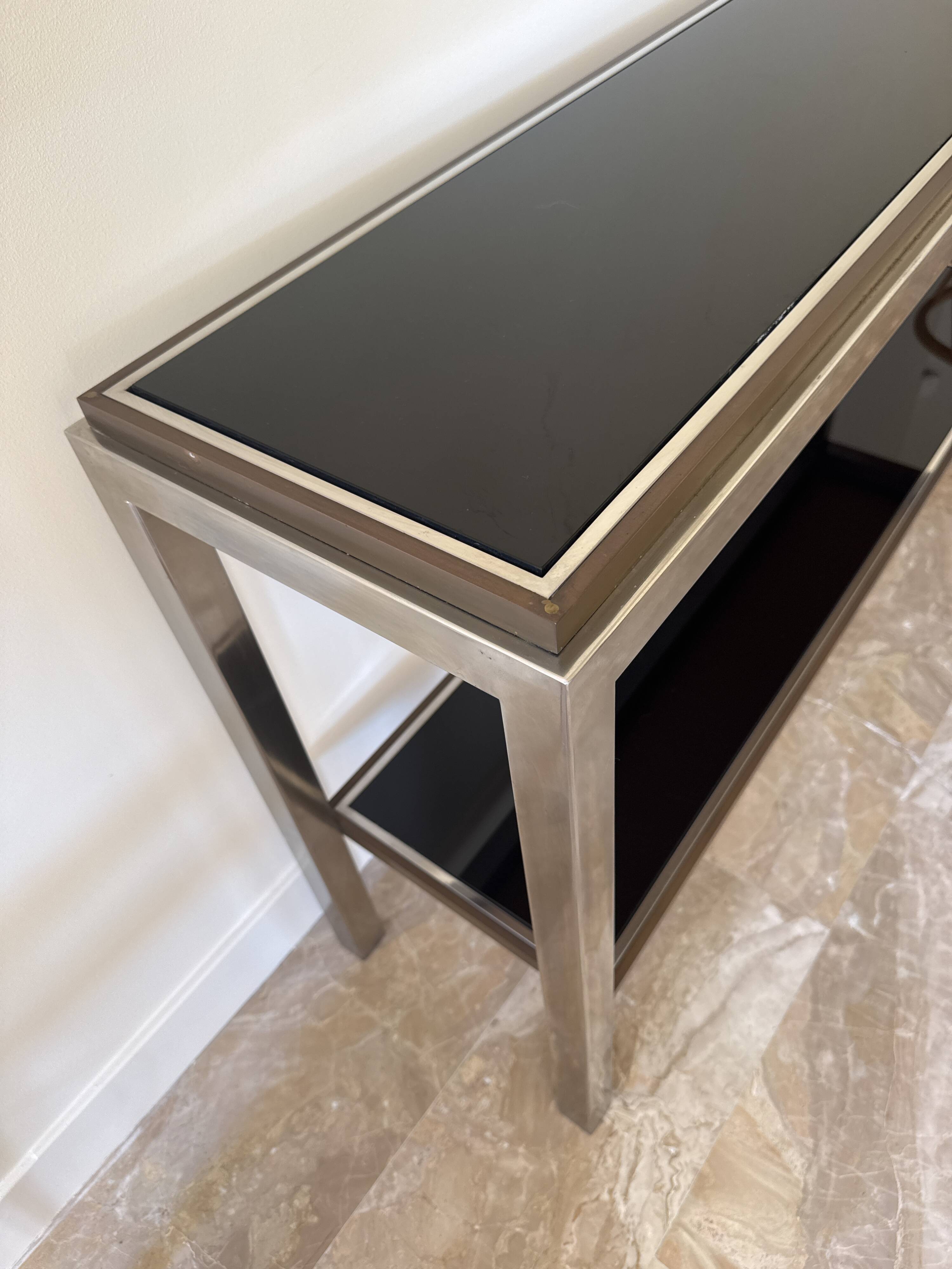 Italian designer console table from the 1970s