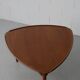Table basse en teck Poul Jensen en forme de triangle