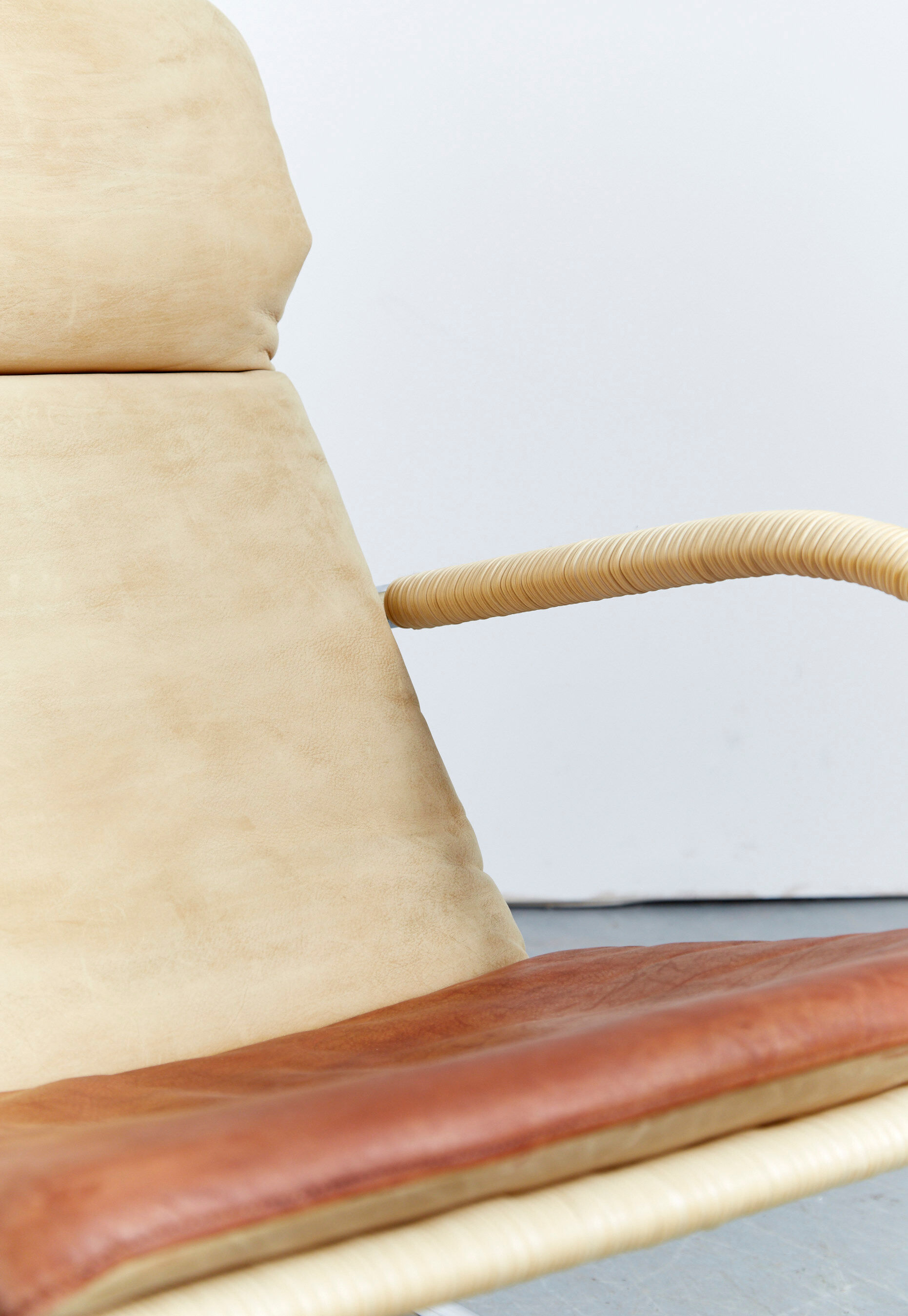 Anton Lorenz Bauhaus Cantilever D35 + Ottoman E35 for Tecta